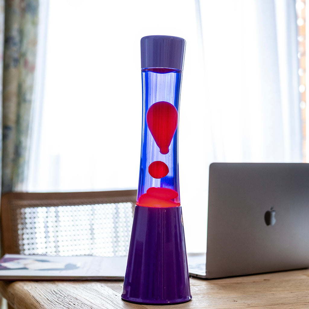 Fisura Lava Lampe Fisura "Tower" | Gradient Purple | Farbspiel & Nostalgie