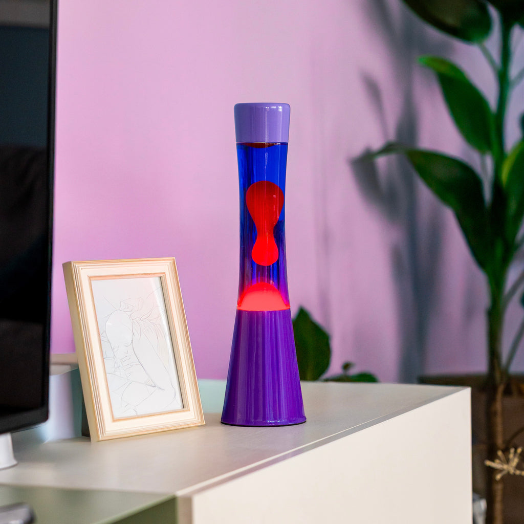 Fisura Lava Lampe Fisura "Tower" | Gradient Purple | Farbspiel & Nostalgie