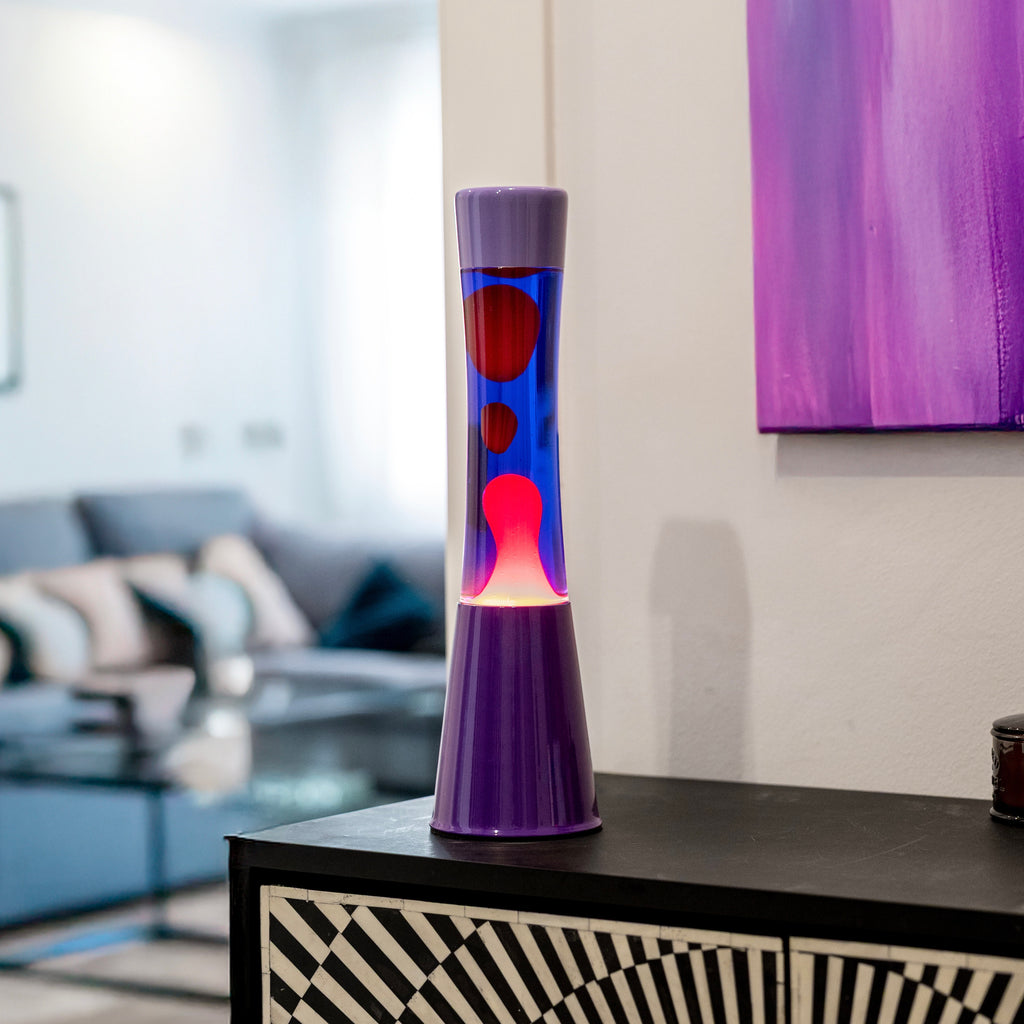 Fisura Lava Lampe Fisura "Tower" | Gradient Purple | Farbspiel & Nostalgie