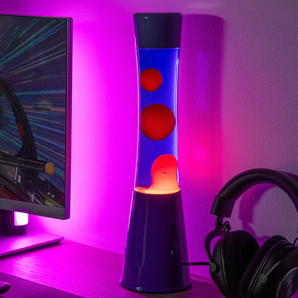 Fisura Lava Lampe Fisura "Tower" | Gradient Purple | Farbspiel & Nostalgie