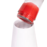 Fisura Lava Lampe Fisura "Tower" | White & Red | Beruhigend & Kultig