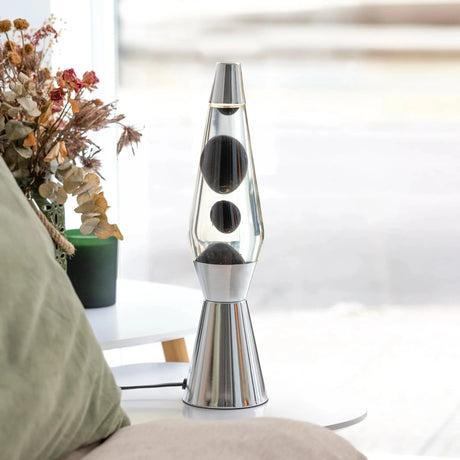 Fisura Lava Lampe „Bullet Black“ | Markant in Schwarz | Fisura
