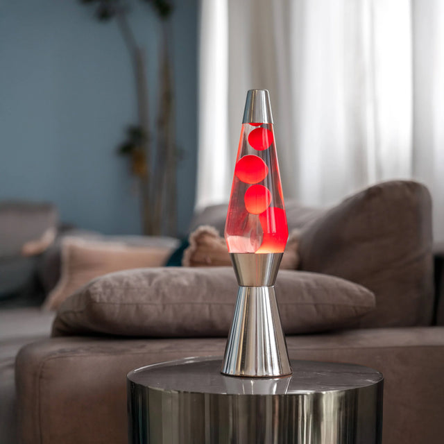 Fisura Lava Lampe „Bullet Red“ | Auffälliger Farbakzent | Fisura