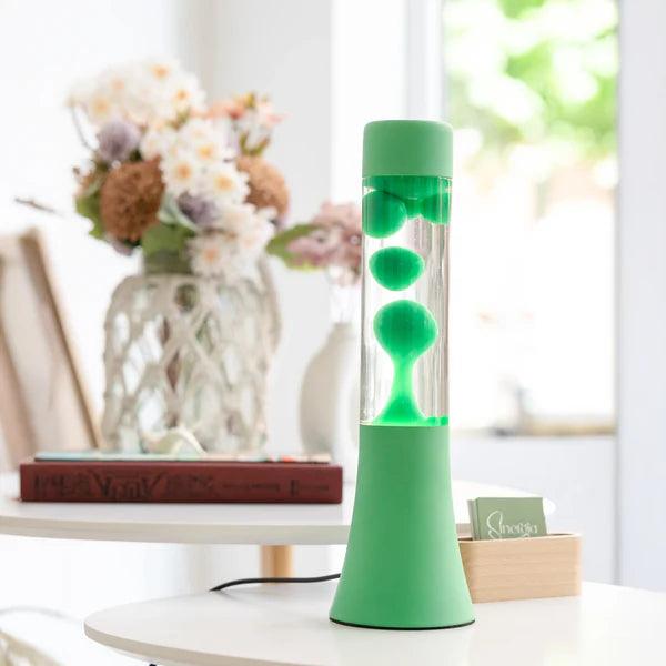 Fisura Lava Lampe “Mini Monochrome Green” | Klein & Retro | Fisura