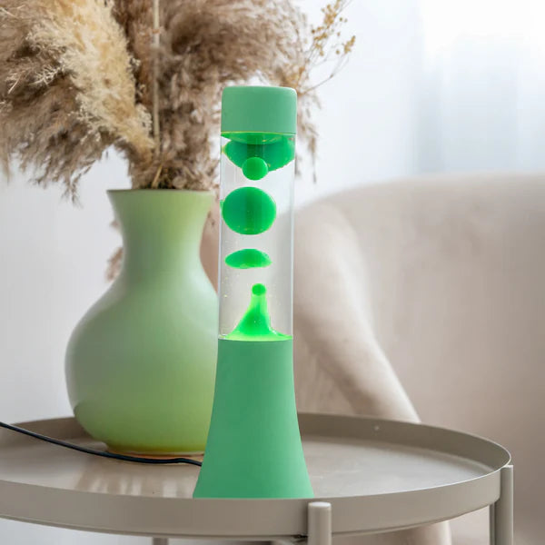 Fisura Lava Lampe “Mini Monochrome Green” | Klein & Retro | Fisura