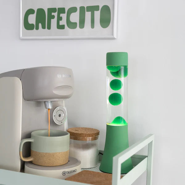 Fisura Lava Lampe “Mini Monochrome Green” | Klein & Retro | Fisura
