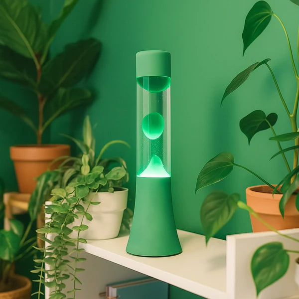 Fisura Lava Lampe “Mini Monochrome Green” | Klein & Retro | Fisura