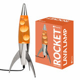 Fisura Lava Lampe „Rocket Orange“ | Farbiger Retro-Akzent | Fisura