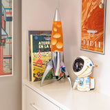 Fisura Lava Lampe „Rocket Orange“ | Farbiger Retro-Akzent | Fisura
