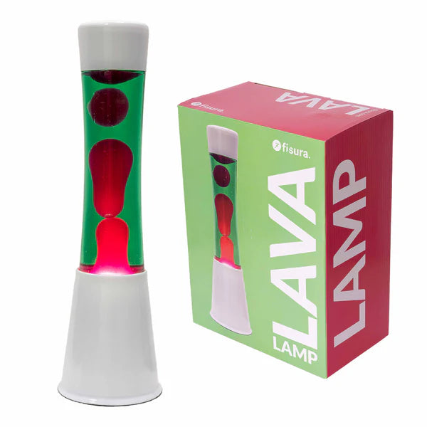 Fisura Lava Lampe “Tower Green & Pink” | Retro-Vibe in Farbe | Fisura