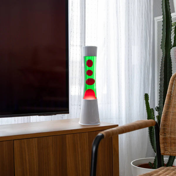 Fisura Lava Lampe “Tower Green & Pink” | Retro-Vibe in Farbe | Fisura