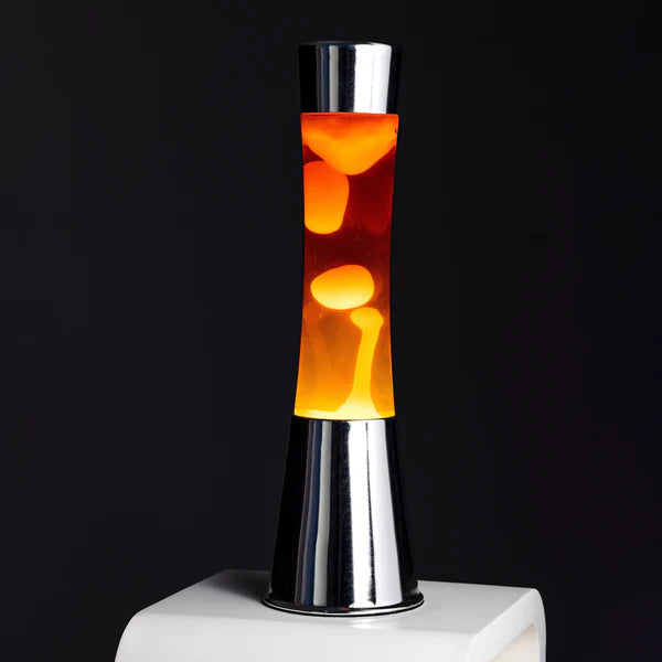 Fisura Lava Lampe “Tower Orange” | Wärmt Herz & Style | Fisura