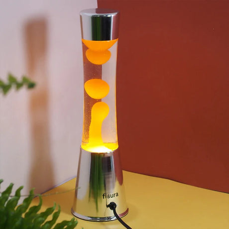 Fisura Lava Lampe “Tower Orange” | Wärmt Herz & Style | Fisura