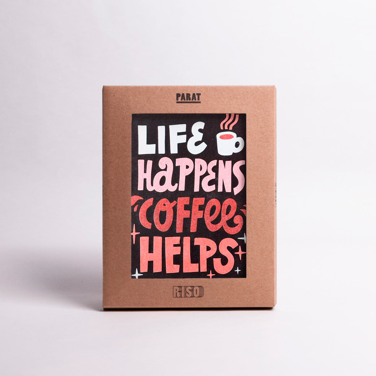 Edition SCHEE Parat Riso Life happens Coffee helps