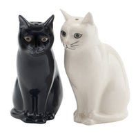 Quail Ceramics Salz- & Pfefferstreuer Quail “Daisy & Lucky” | Katzen-Keramikset