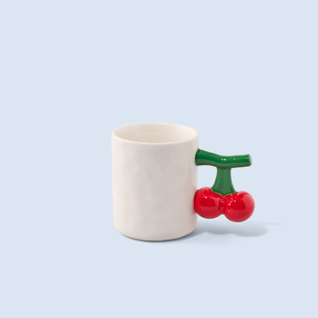 Fluid Market Tasse „Cherry“ | Doppelkirsche als Becher | Fluid Market