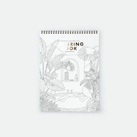 ALL THE WAYS TO SAY Malbuch “Exotic Bathtub” | Entspannte Kreativmomente | ALL THE WAYS TO SAY