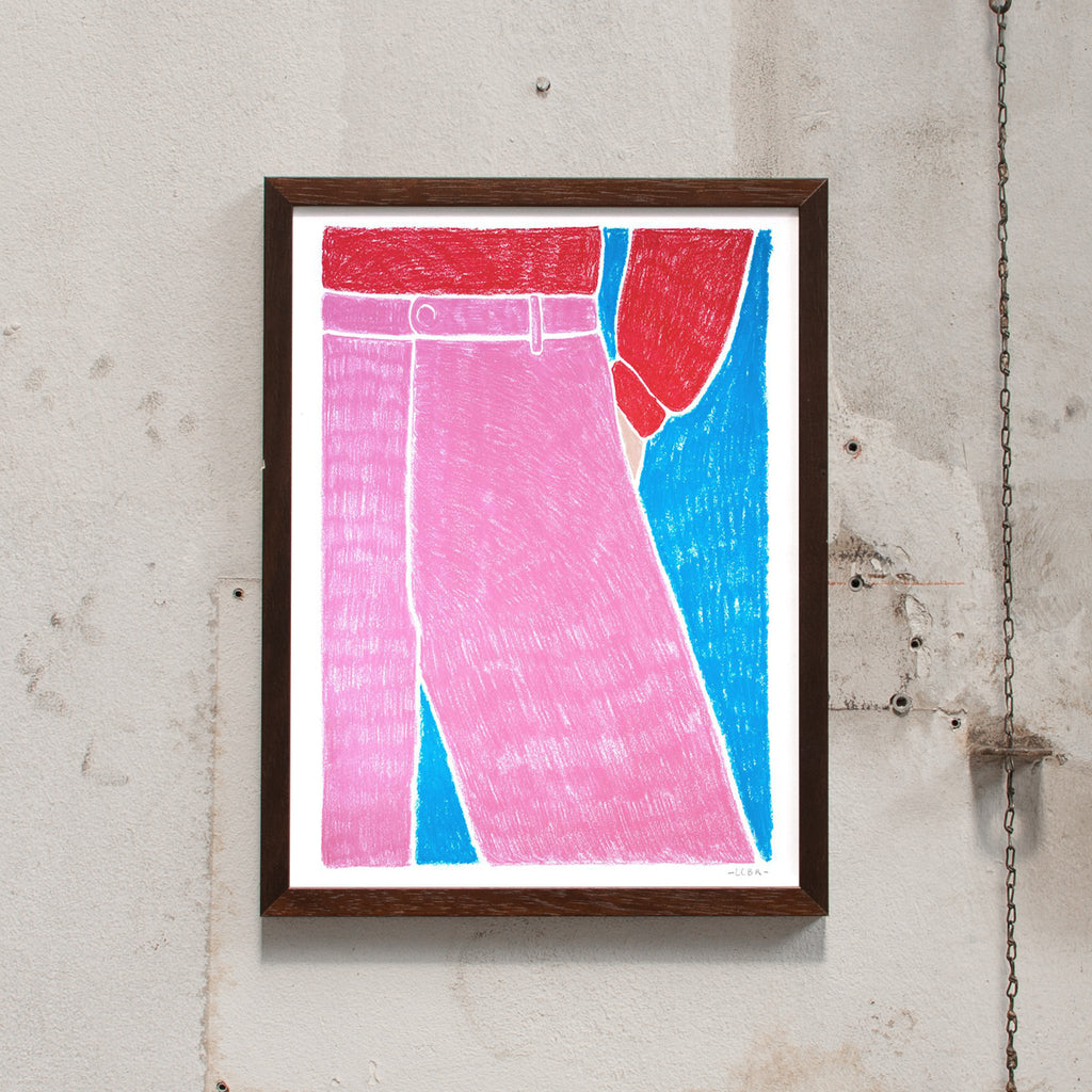 Léa Coubray Masculin Féminin (30x40cm) | Léa Coubray | Fine Art Print wenge