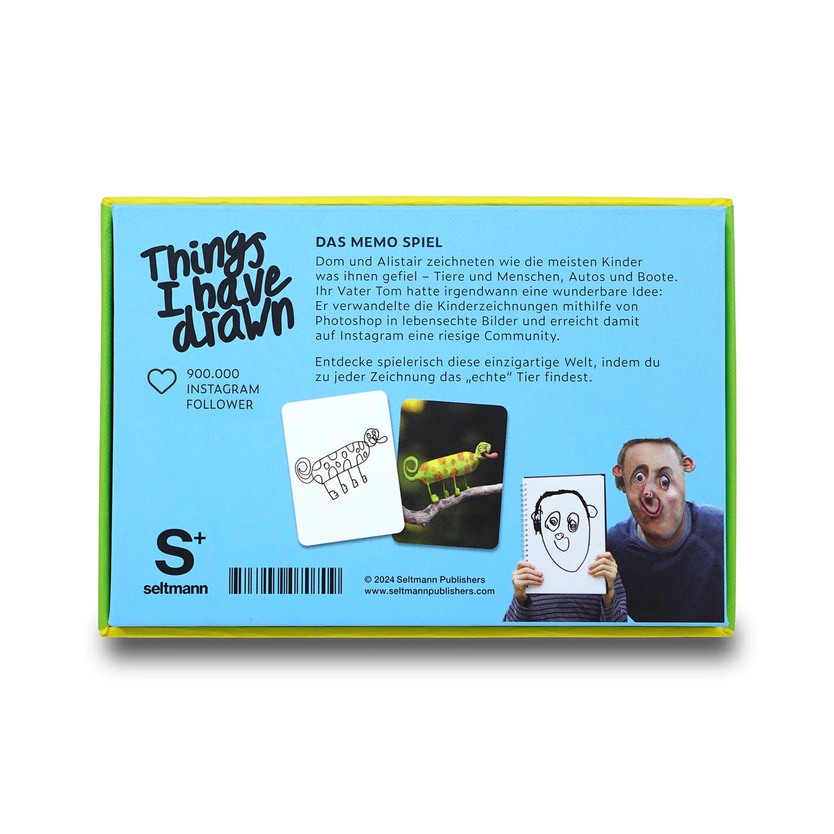 Seltmann Publishers Memo-Spiel „Things I Have Drawn“ | Lustiges Memo-Spiel | Seltmann Publisher