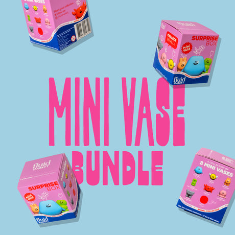 Fluid Market Mini Vase Surprise Box (4er Set) | Überraschungsvasen zum Sammeln