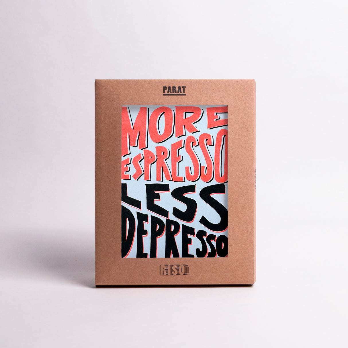 Edition SCHEE Parat Riso More Espresso, Less Depresso