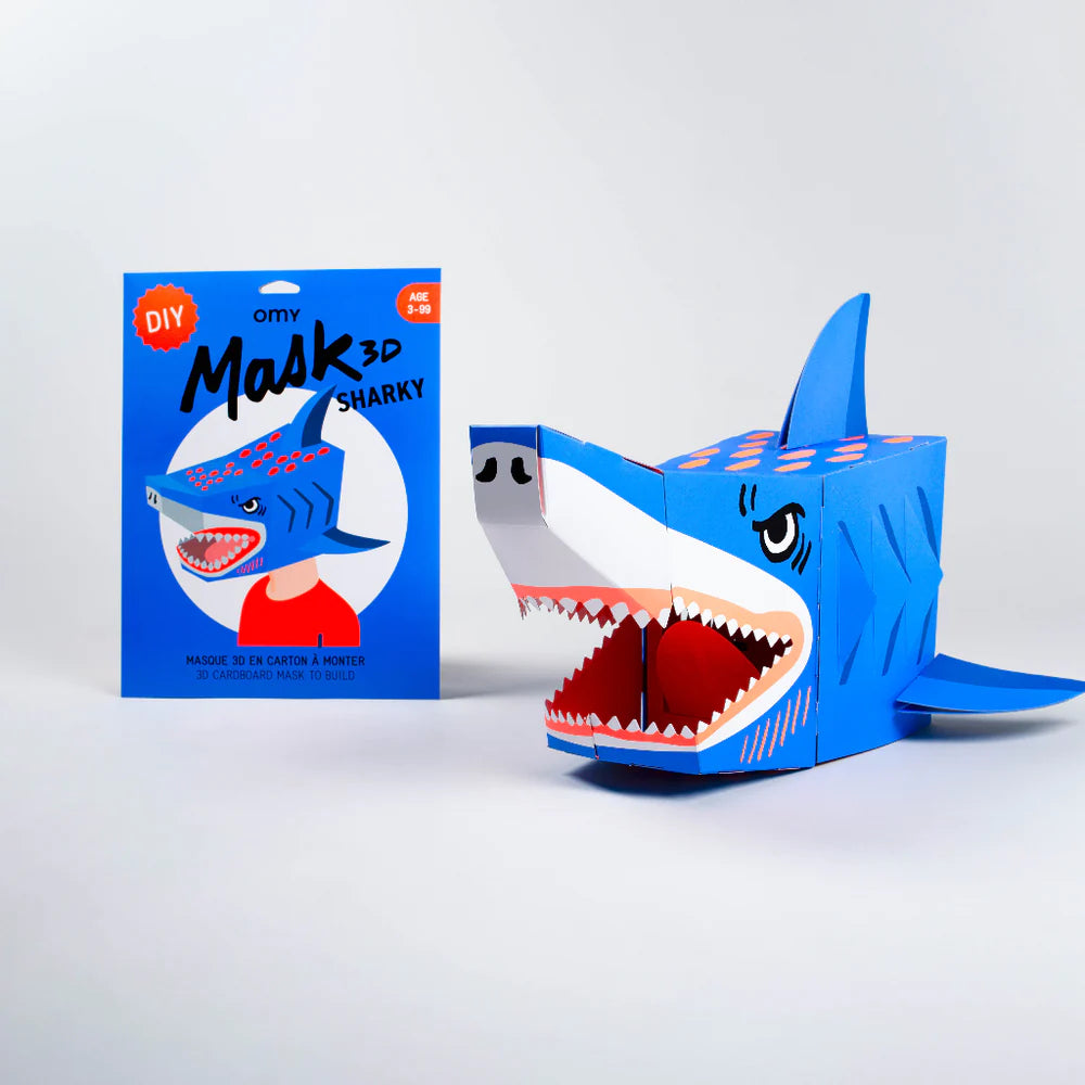 OMY Bastelset Mask 3D Shark