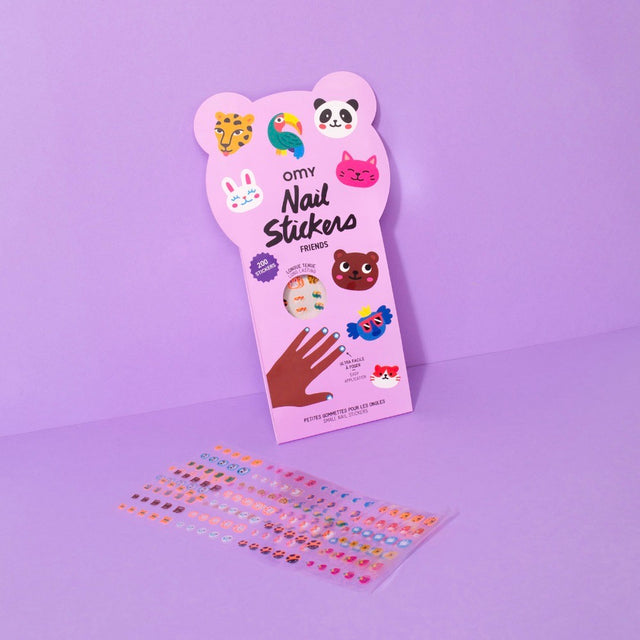OMY Nail Sticker "Friends" | OMY | Nailart-Aufkleber mit Tieren
