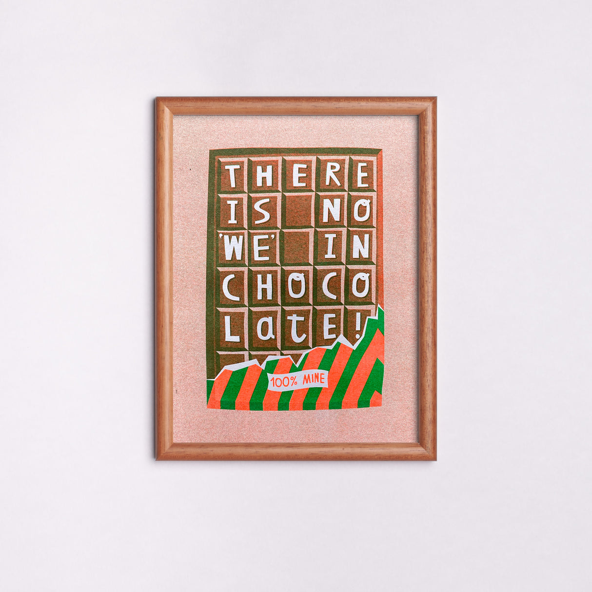 Edition SCHEE Parat Riso There is no WE in chocolate