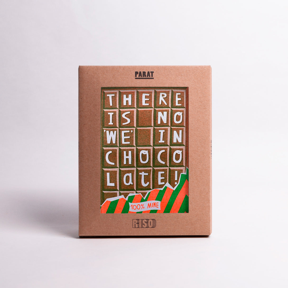 Edition SCHEE Parat Riso There is no WE in chocolate