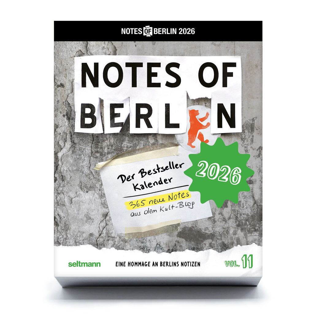 Seltmann Publishers Abreißkalender “Notes of Berlin 2026” | Fundstücke aus der Stadt | Seltmann Publishers