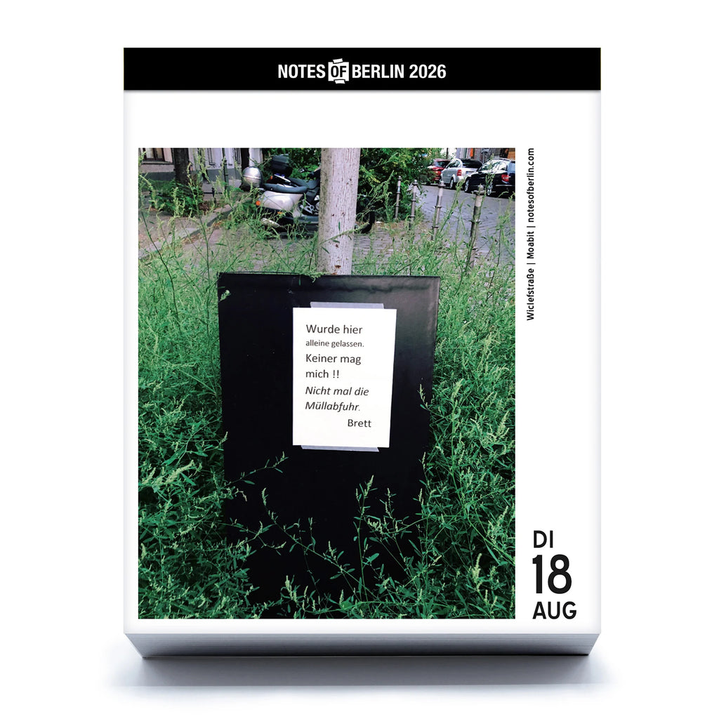 Seltmann Publishers Abreißkalender “Notes of Berlin 2026” | Fundstücke aus der Stadt | Seltmann Publishers
