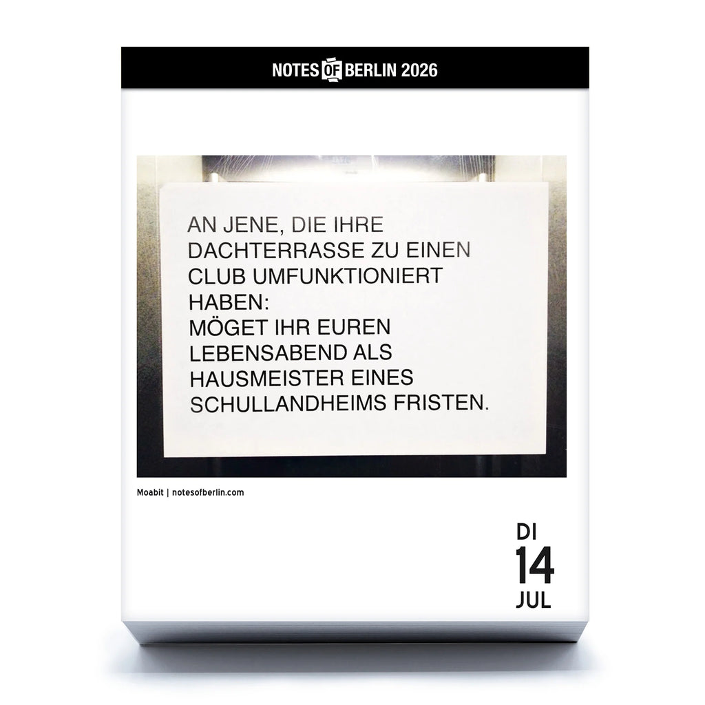 Seltmann Publishers Abreißkalender “Notes of Berlin 2026” | Fundstücke aus der Stadt | Seltmann Publishers