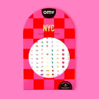 OMY Nail Sticker OMY "NYC" | Trendy | Coole Motive für die Nägel