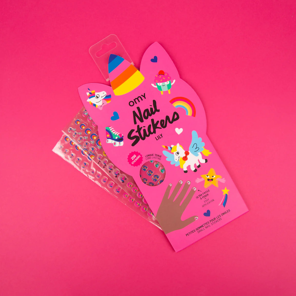 OMY Nail Sticker "Lily" | OMY | Nailart-Aufkleber mit Einhornmotiven