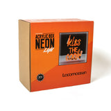 Locomocean Acrylic Box Neon „Kiss the Cook Orange“ | Locomocean | Neon Box für die Küche