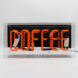 Locomocean Neon Acryl Box “Coffee” | Leuchtendes Statement | Locomocean
