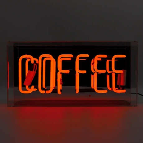 Locomocean Neon Acryl Box “Coffee” | Leuchtendes Statement | Locomocean