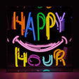 Locomocean Neon Acryl Box “Happy Hour” | Bar Vibes in Neon | Locomocean
