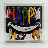 Locomocean Neon Acryl Box “Happy Hour” | Bar Vibes in Neon | Locomocean
