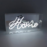 Locomocean Neon Acryl Box “Home” | Warmes Statement Licht | Locomocean
