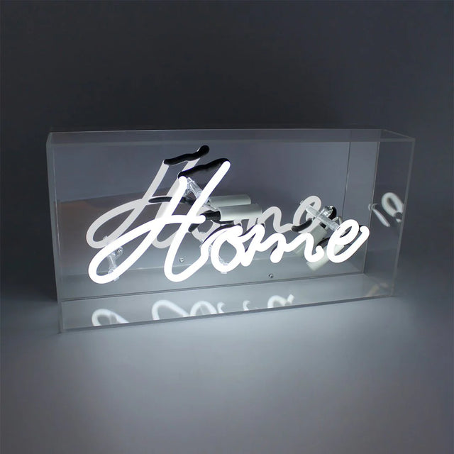 Locomocean Neon Acryl Box “Home” | Warmes Statement Licht | Locomocean