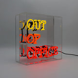 Locomocean Neon Acryl Box “Out of Office” | Büro mit Augenzwinkern | Locomocean