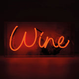 Locomocean Neon Acryl Box “Wine” | Leuchtendes Deko Highlight | Locomocean