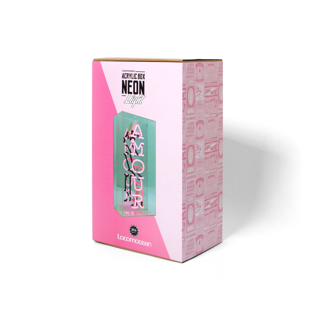 Locomocean Neon Acryl Box Locomocean “Amour” | Romantisch