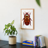 Neon Bug (DIN A3) | Edition SCHEE | Risographie