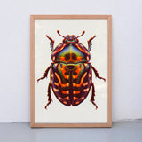 Neon Bug (DIN A3) | Edition SCHEE | Risographie