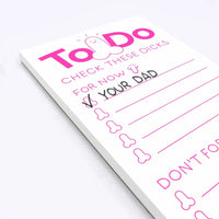 Dicks Don’t Lie Notizblock „Check these Dicks“ | freches Statement | Dicks don't lie