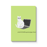 Ohh Deer Notizbuch Ohh Deer "Laptop Cat" | Notebook mit Illustrationen aus Großbritannien