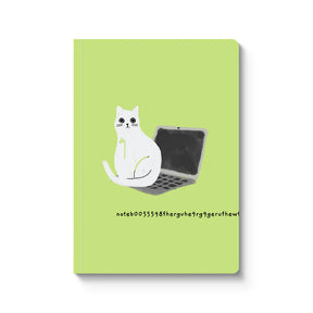 Ohh Deer Notizbuch Ohh Deer "Laptop Cat" | Notebook mit Illustrationen aus Großbritannien