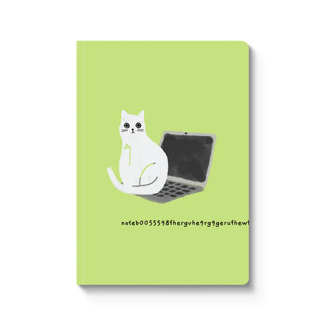 Ohh Deer Notizbuch Ohh Deer "Laptop Cat" | Notebook mit Illustrationen aus Großbritannien